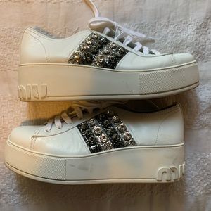 MIU MIU platform shoes